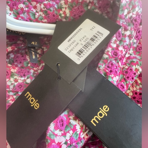 Maje
Pyad Cotton Floral Print Eyelet Jumpsuit - Picture 9 of 12